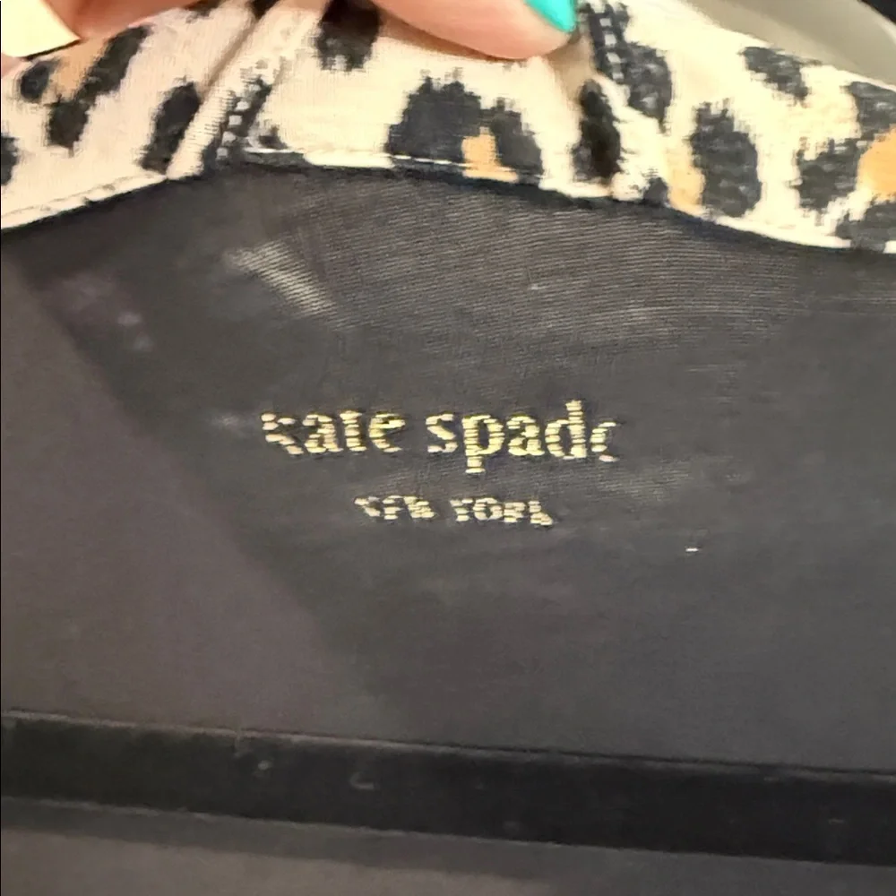 Kate Spade maxi dress with leopard small